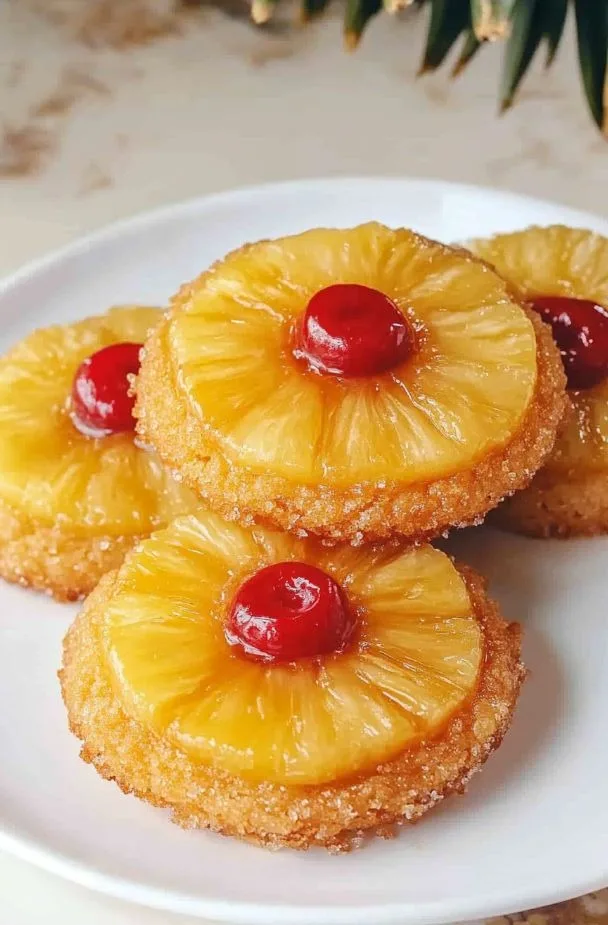 Pineapple Upside Down Sugar Cookies Recipe 3 Pineapple Upside Down Sugar Cookies