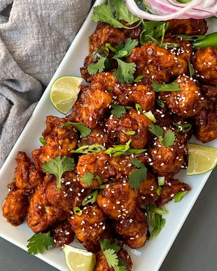 Crispy Vegan Korean Fried Cauliflower