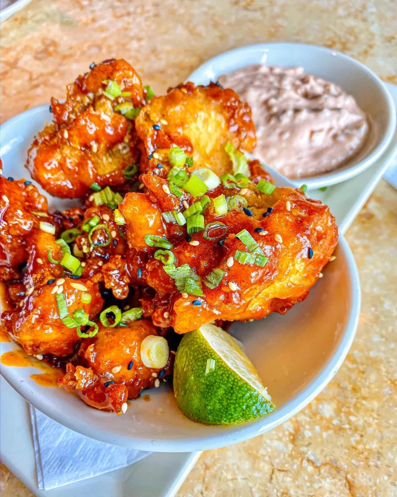 Crispy Vegan Korean Fried Cauliflower