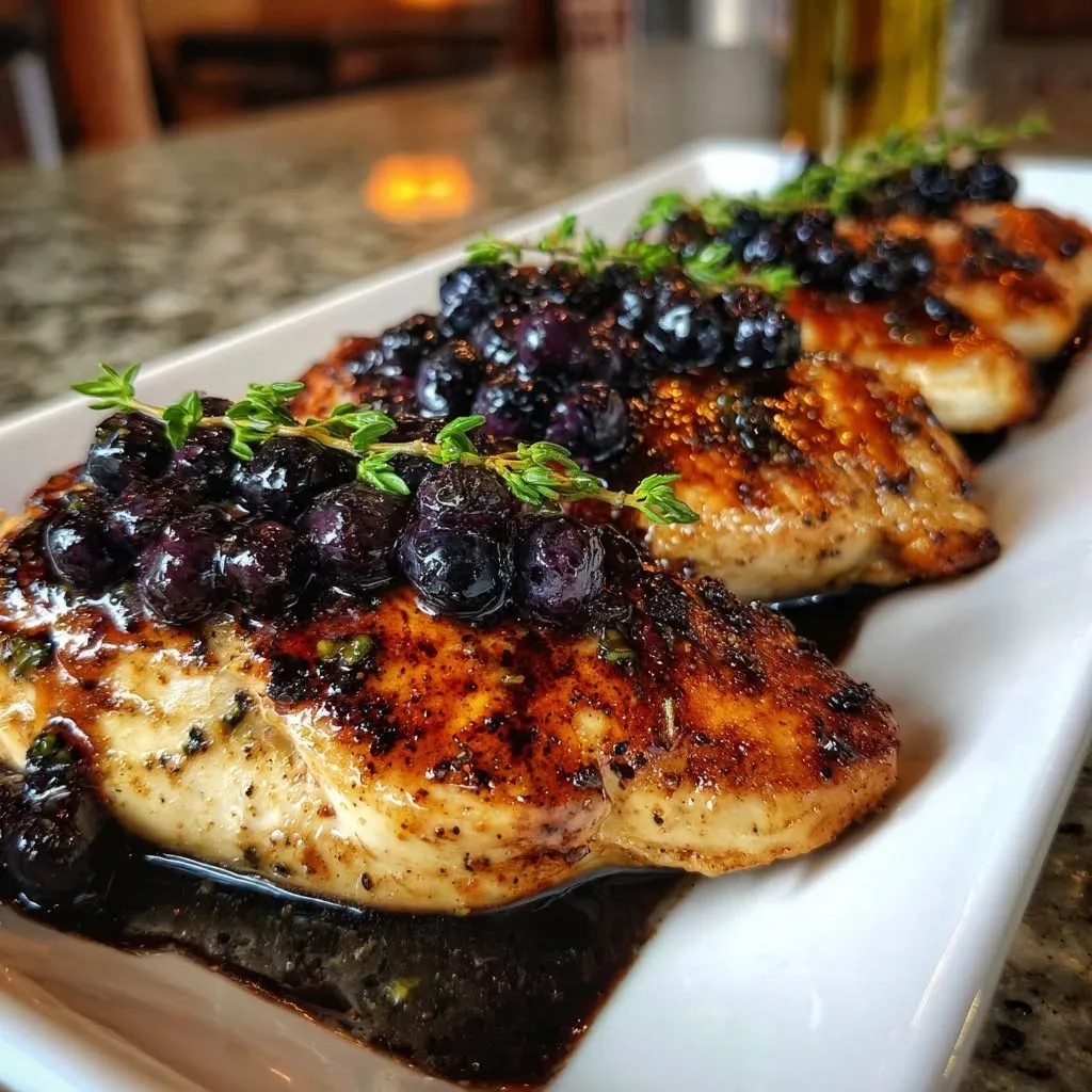 Blueberry Thyme Chicken Recipe 3 Blueberry Thyme Chicken