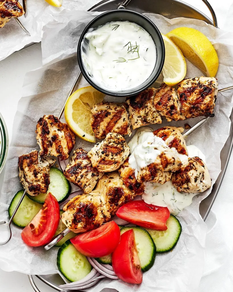 Greek Chicken Souvlaki Recipe