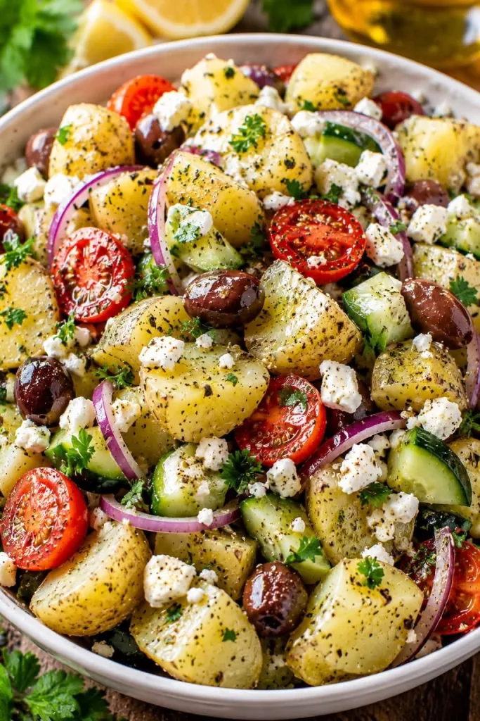 Greek Olive Potato Salad Recipe 3 Greek olive potato salad