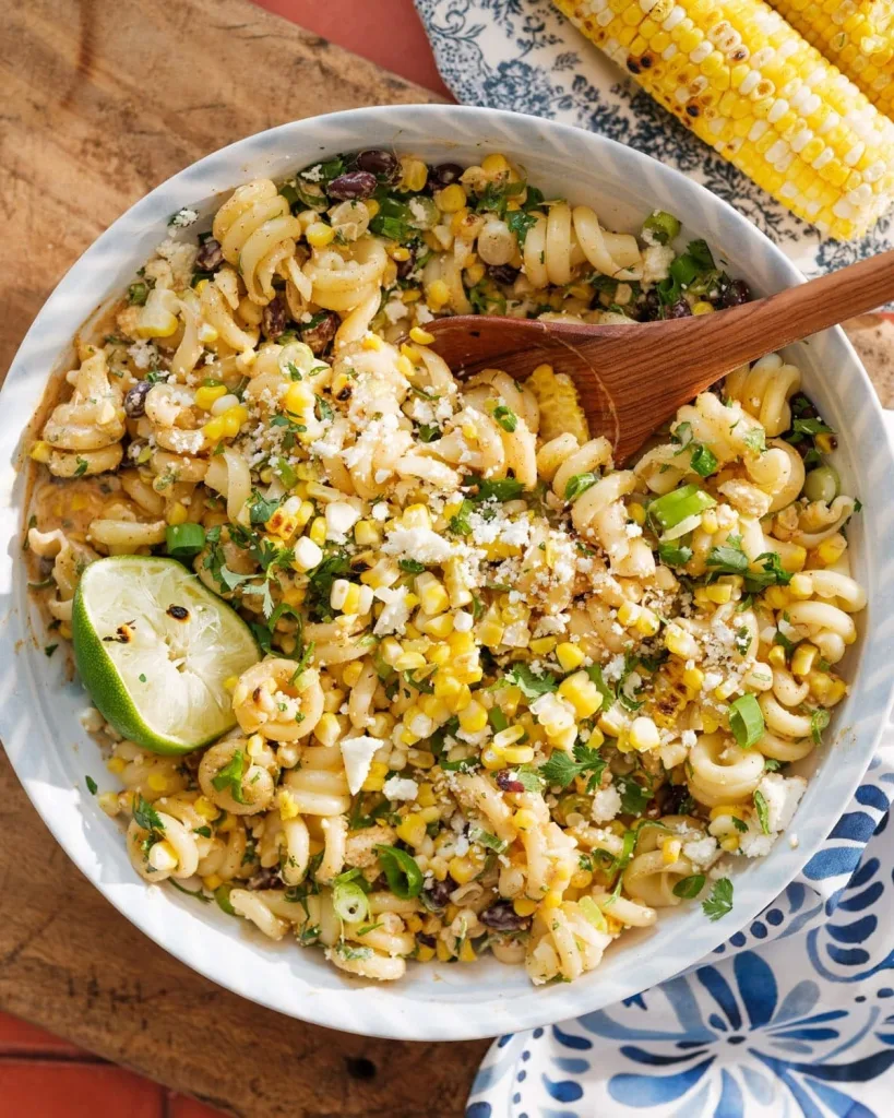 Mexican Street Corn Pasta Salad Recipe 2 Mexican Street Corn Pasta Salad Recipe