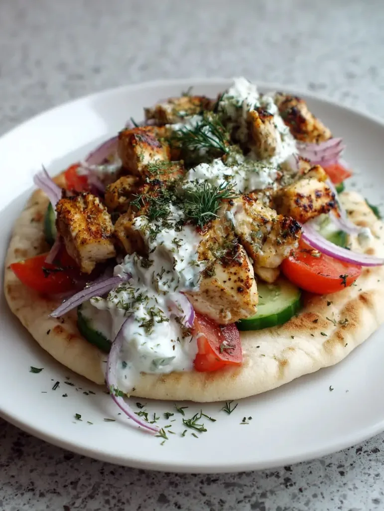 Greek Chicken Gyros Recipe 1 Greek Chicken Gyros