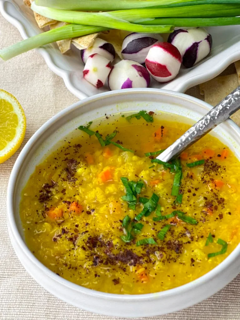 Lebanese Lemon Lentil Soup Recipe 2 Lebanese Lemon Lentil Soup