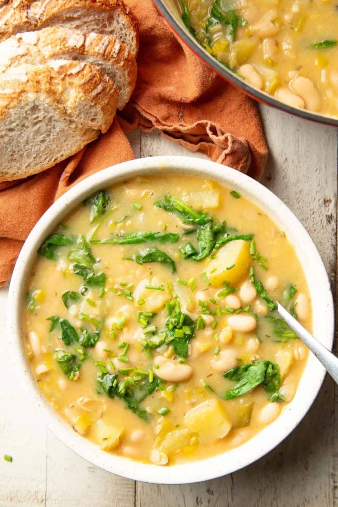 Lemony White Bean Leek Soup Recipe 3 Lemony White Bean Leek Soup