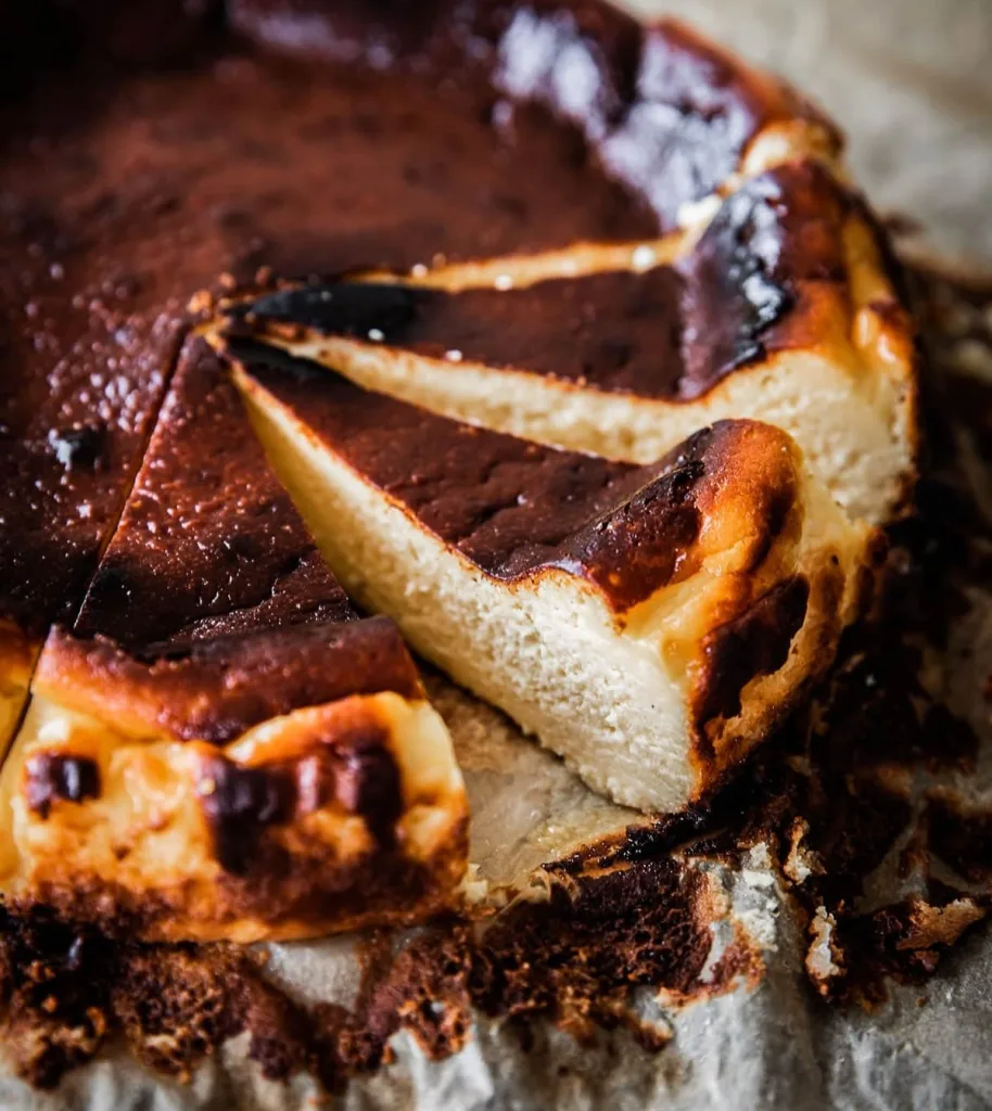 Burnt Basque Cheesecake Recipe 1 Burnt Basque Cheesecake