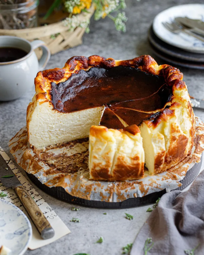 Burnt Basque Cheesecake Recipe 2 Burnt Basque Cheesecake
