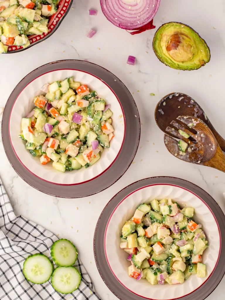 California Roll Cucumber Salad Recipe 2 California Roll Cucumber Salad