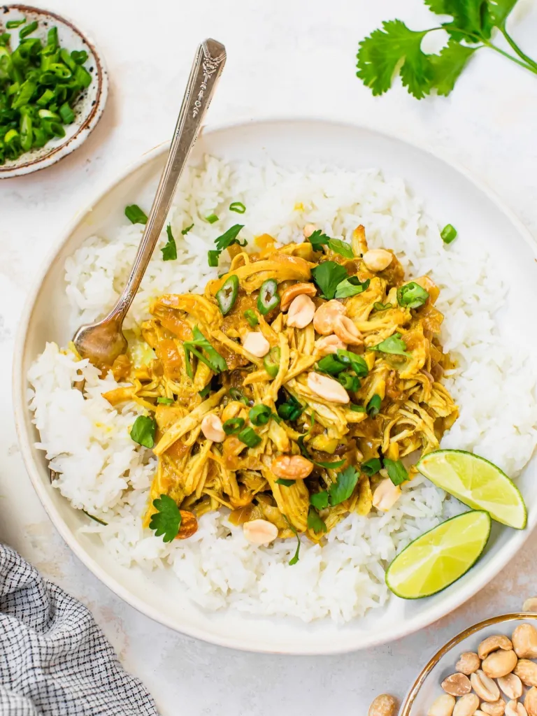 Crockpot Thai Peanut Chicken Recipe 4 Crockpot Thai Peanut Chicken