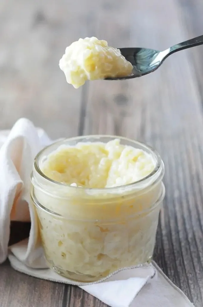 Portuguese Rice Custard Recipe