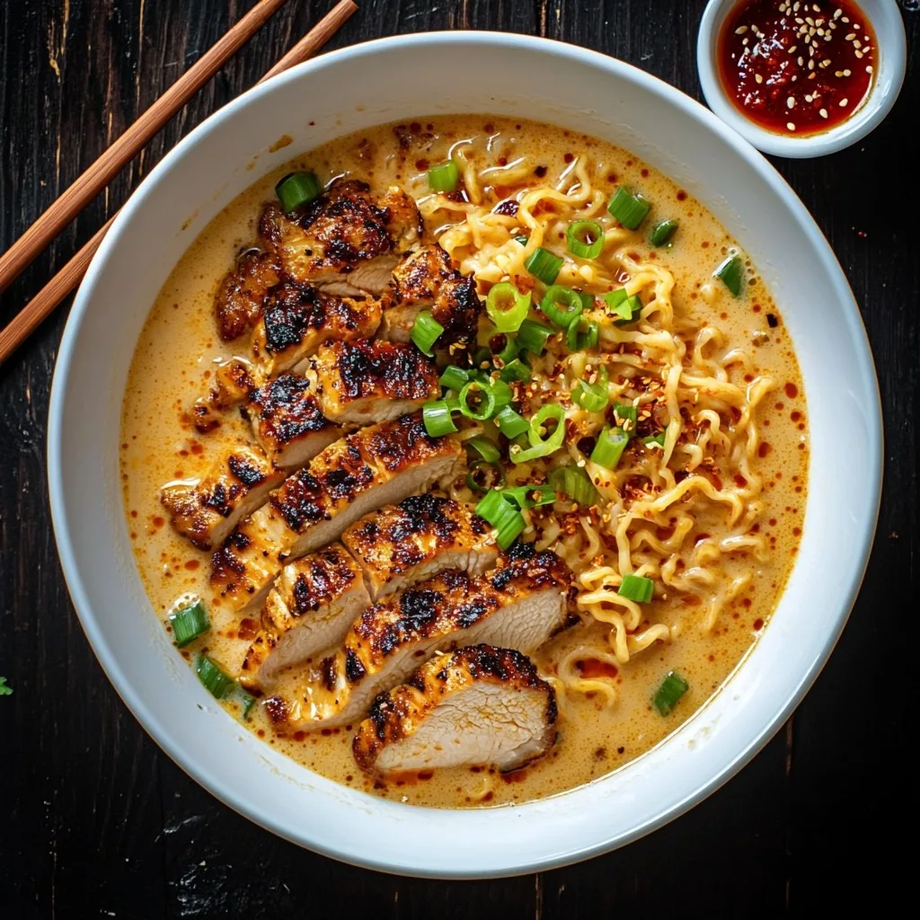 Creamy Garlic Chicken Ramen Chicken Recipe 2 Creamy Garlic Chicken Ramen