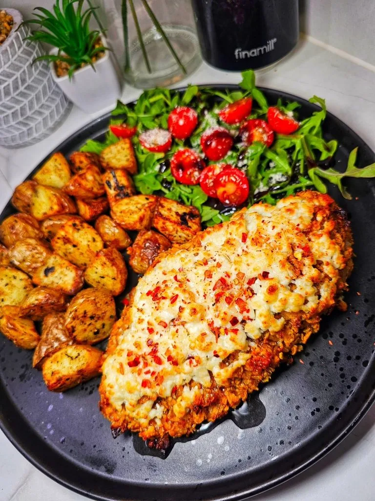 Crispy Hot Honey Feta Chicken