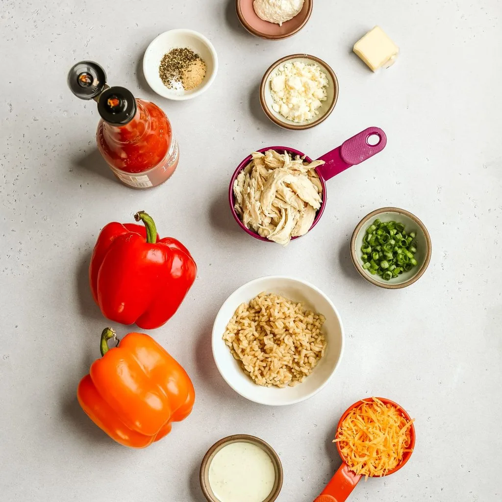 Buffalo Chicken Stuffed Peppers Recipe 1 Buffalo Chicken Stuffed Peppers