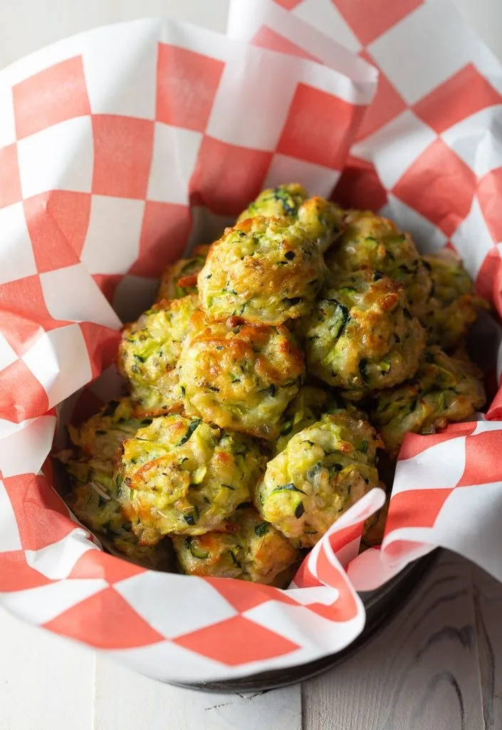 Cheesy Baked Zucchini Tots Recipe 3 Cheesy Baked Zucchini Tots Recipe