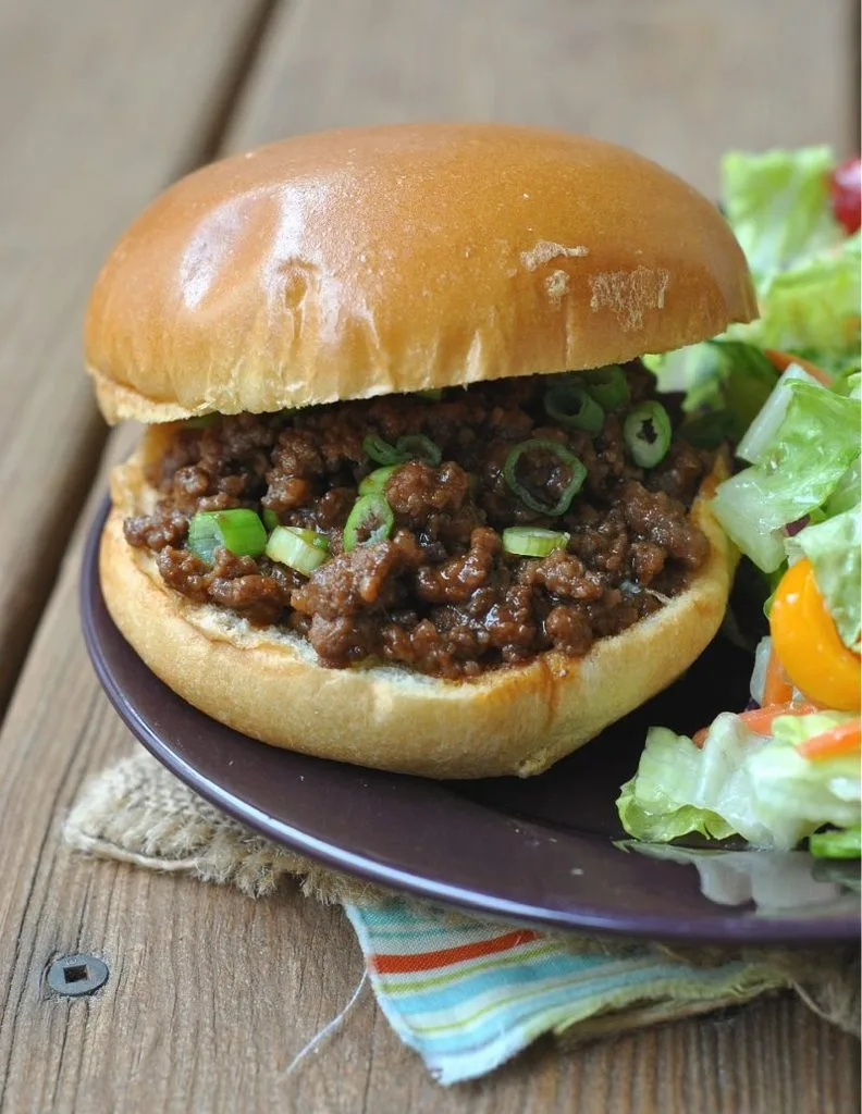 Korean Beef Sloppy Joes