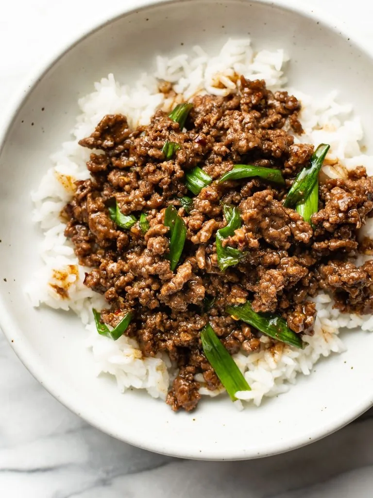 Mongolian Ground Beef Recipe 1 Mongolian Ground Beef