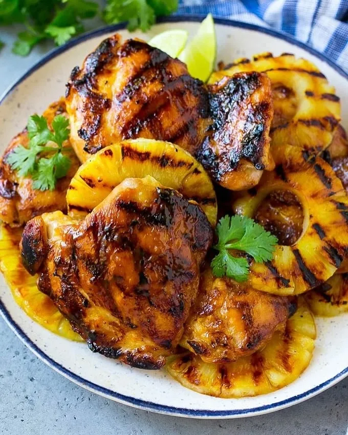 Hawaiian Chicken with Coconut Rice