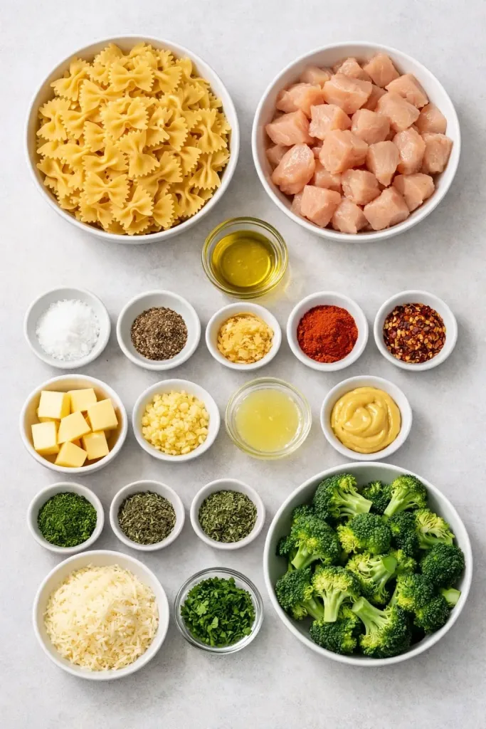 Cowboy Butter Lemon Bowtie Chicken with Broccoli Recipe 1 Cowboy Butter Lemon Bowtie Chicken with Broccoli