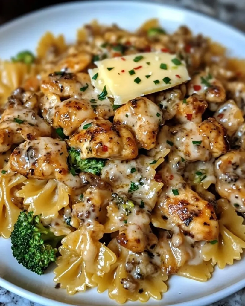 Cowboy Butter Lemon Bowtie Chicken with Broccoli Recipe 2 Cowboy Butter Lemon Bowtie Chicken with Broccoli