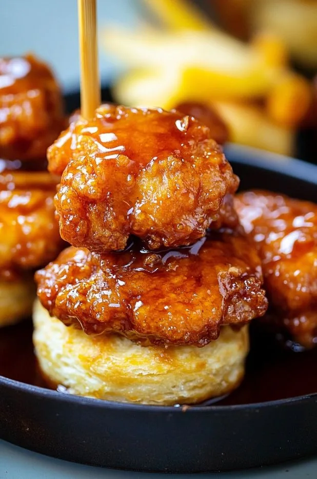 Hot Honey Chicken Biscuits Recipe 1 Hot Honey Chicken Biscuits