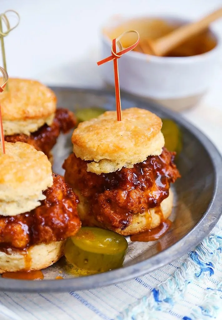 Hot Honey Chicken Biscuits Recipe 2 Hot Honey Chicken Biscuits