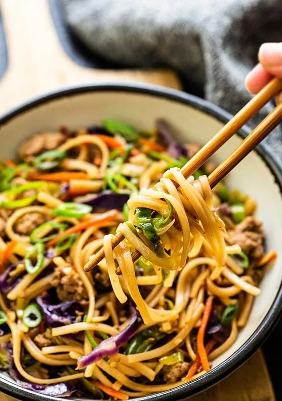 Potsticker Noodle Bowl