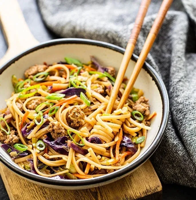 Potsticker Noodle Bowl