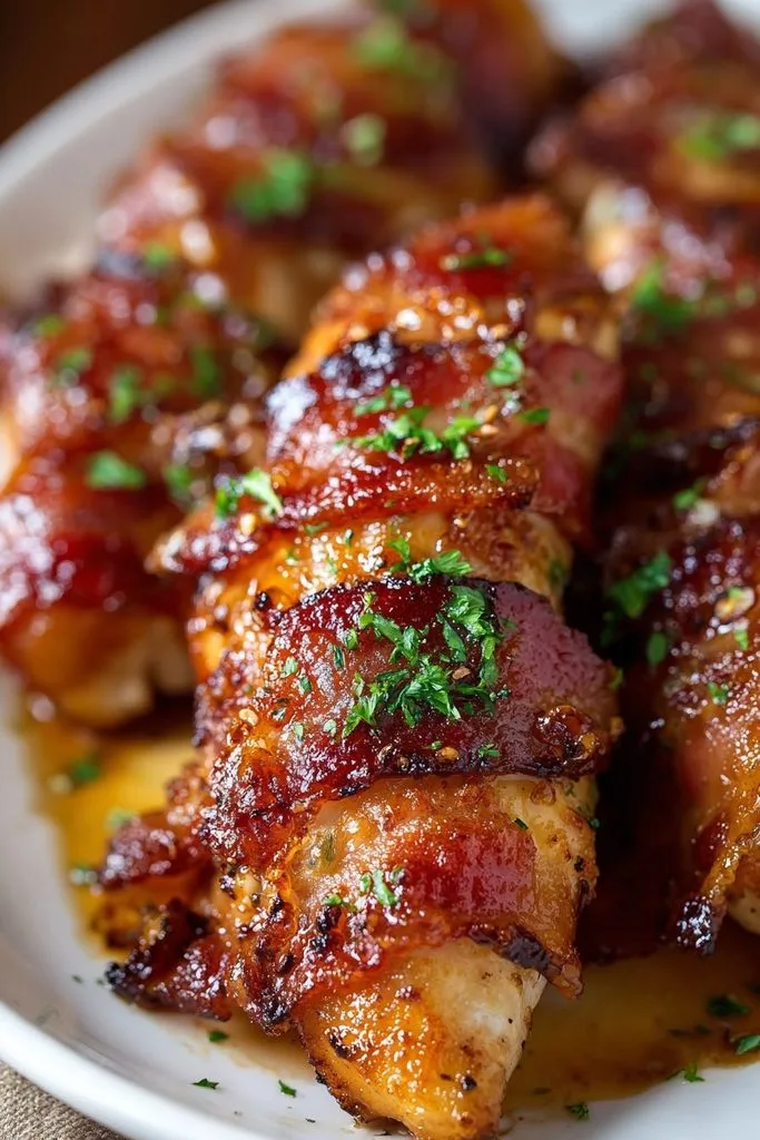 Bacon Brown Sugar Chicken Tenders Recipe 2 Bacon Brown Sugar Chicken Tenders