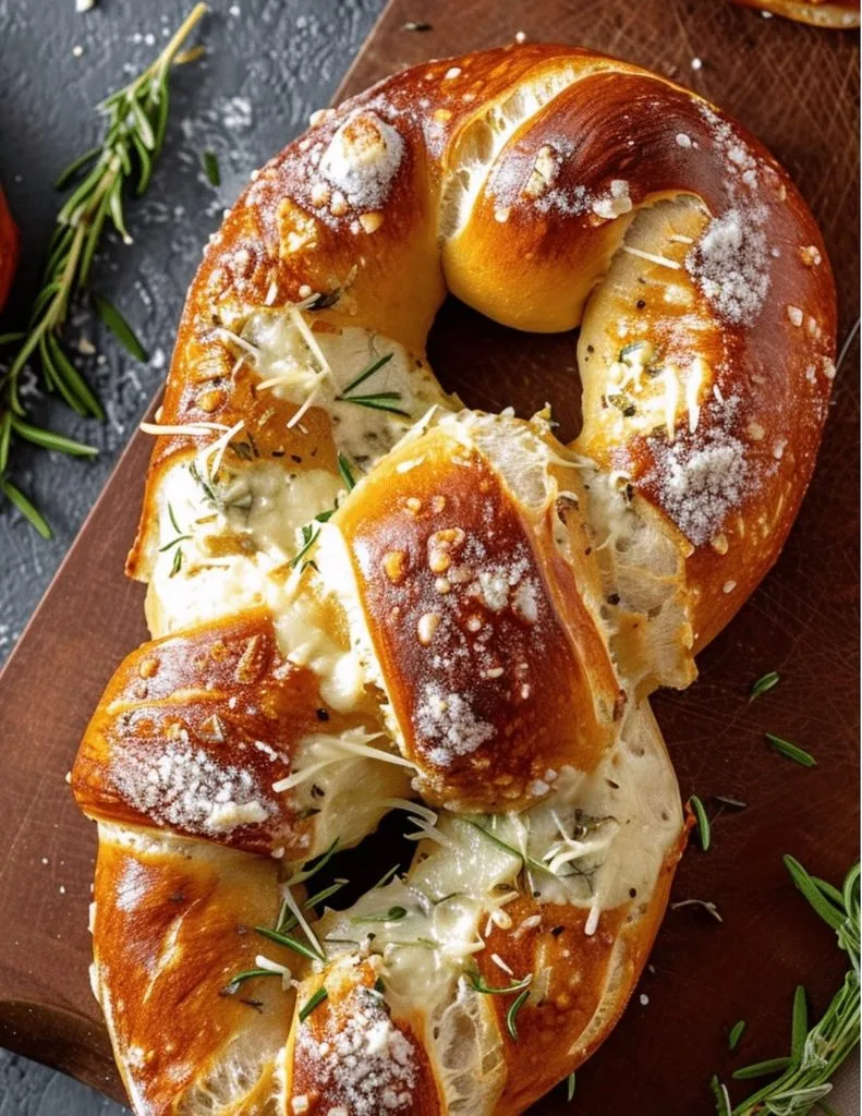 Mozzarella Stuffed Soft Pretzels Recipe 1 Mozzarella Stuffed Soft Pretzels