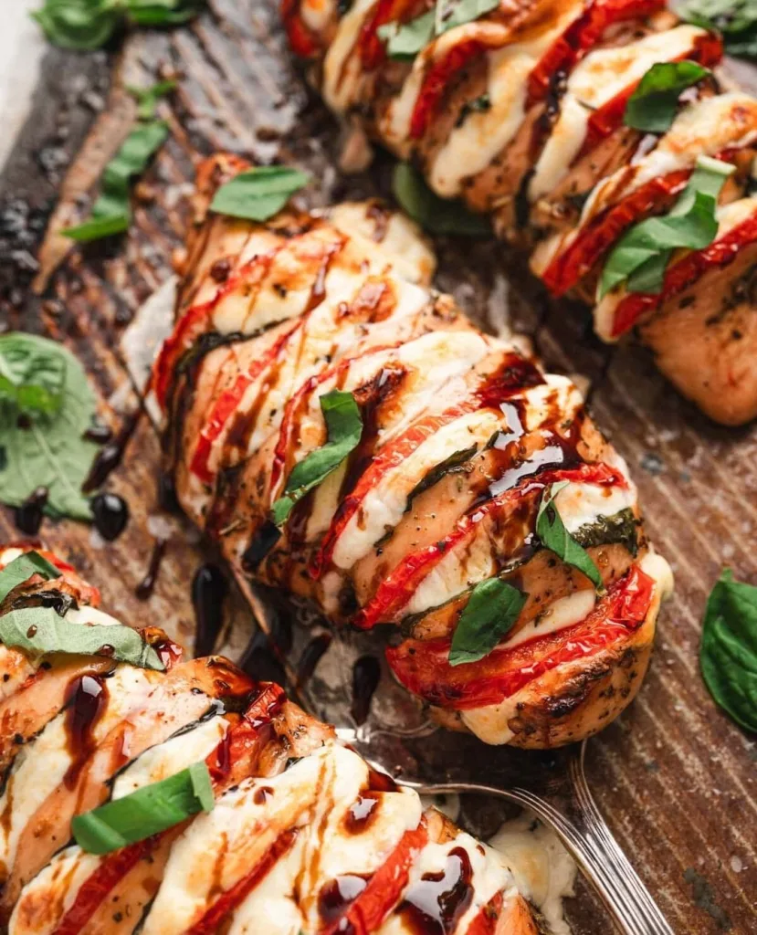 Caprese Stuffed Chicken Recipe 2 Caprese Stuffed Chicken