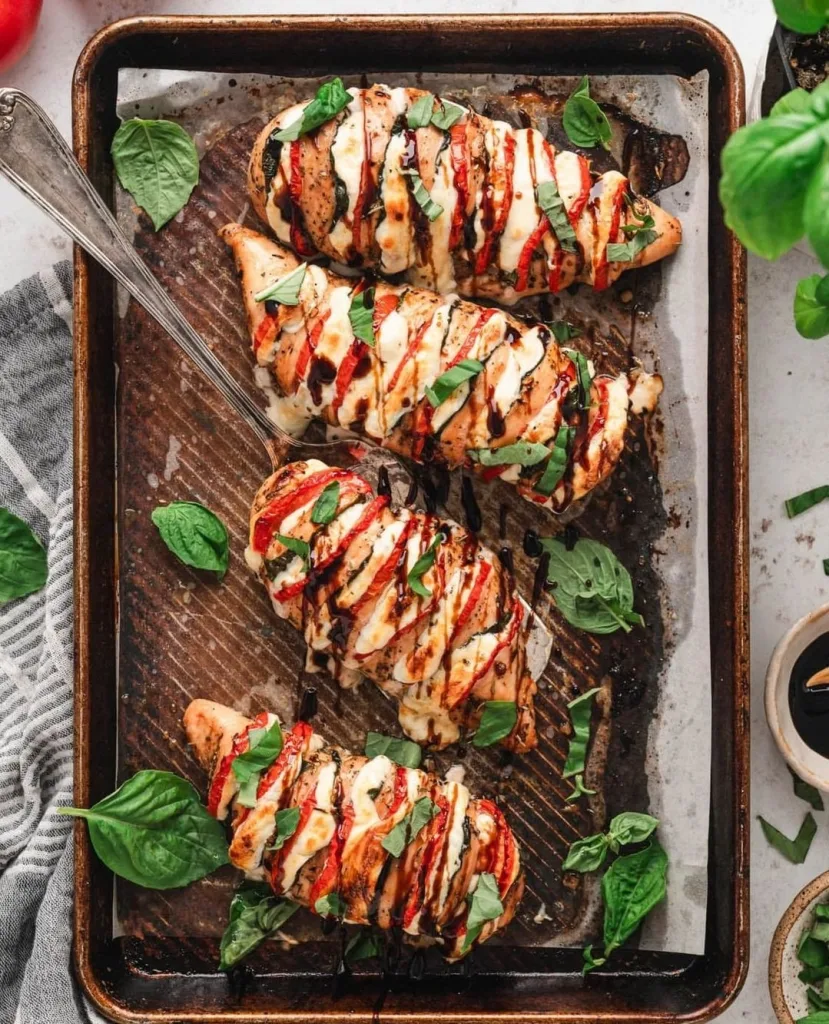 Caprese Stuffed Chicken Recipe 1 Caprese Stuffed Chicken