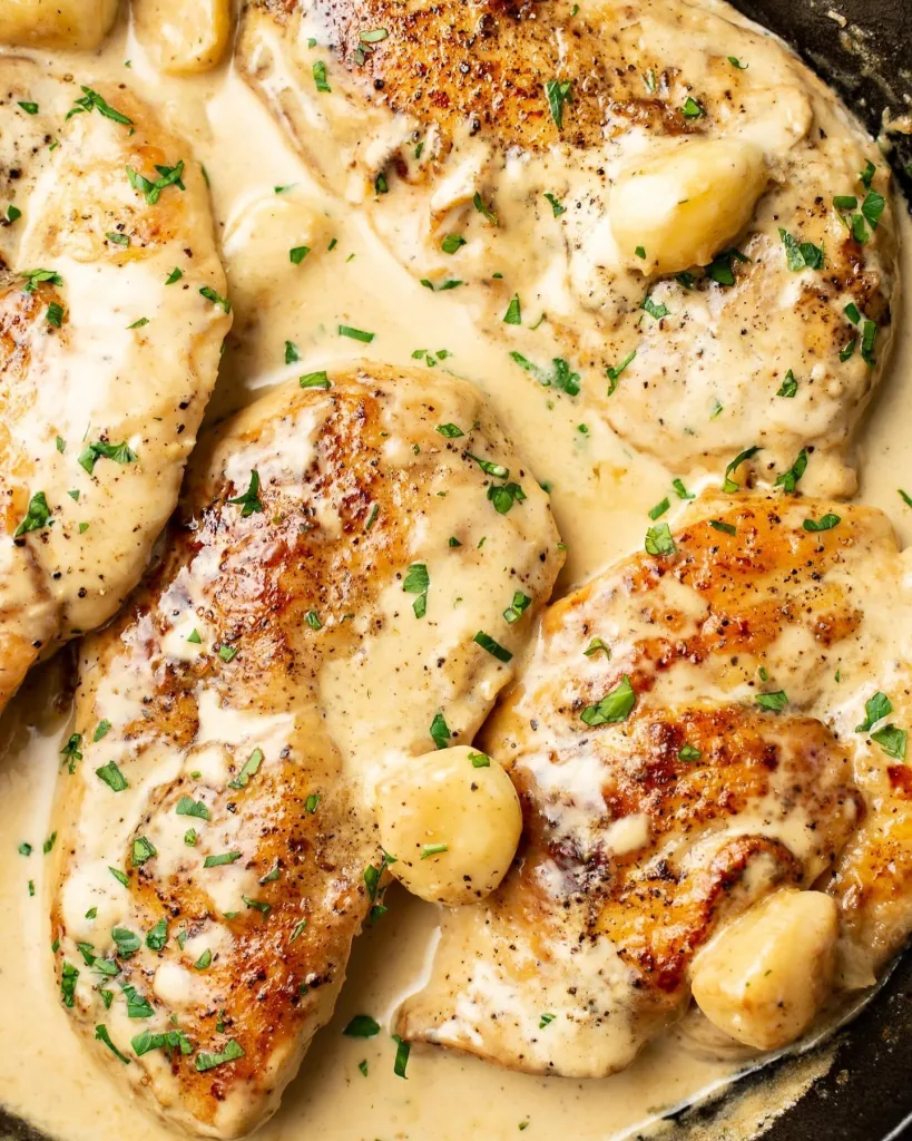 Creamy Garlic Chicken Recipe