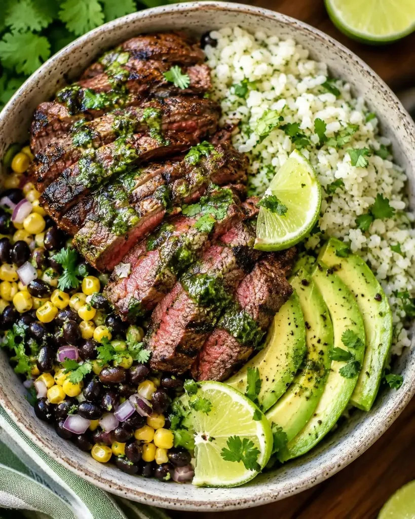 Cilantro Lime Steak Bowls Recipe 3 Cilantro Lime Steak Bowls