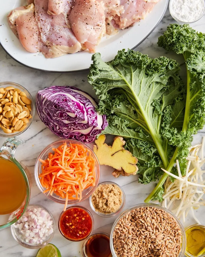 Peanut Chicken Buddha Bowl Recipe 1 Peanut Chicken Buddha Bowl