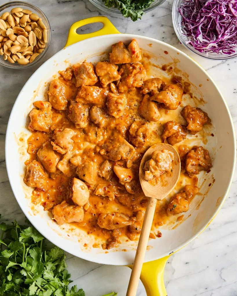 Peanut Chicken Buddha Bowl Recipe 2 Peanut Chicken Buddha Bowl