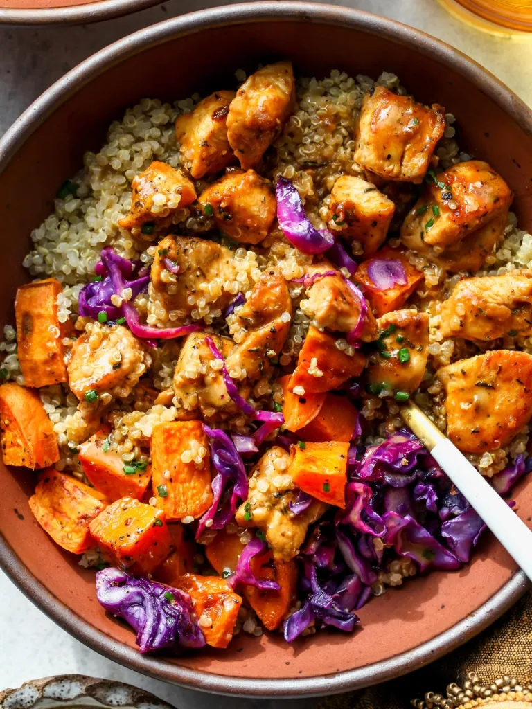 Honey Mustard Chicken Bowl Recipe 4 Honey Mustard Chicken Bowl