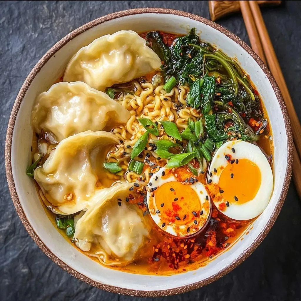 Dumpling Ramen Bowl Recipe 2 Dumpling Ramen Bowl
