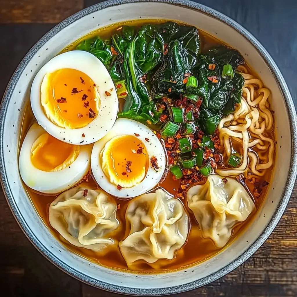 Dumpling Ramen Bowl Recipe 3 Dumpling Ramen Bowl