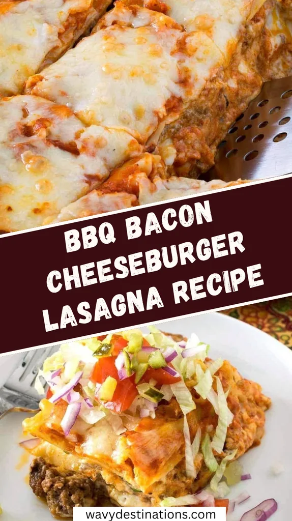 BBQ Bacon Cheeseburger Lasagna