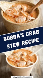 Bubba's Crab Stew Recipe