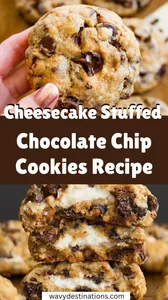 Cheesecake Stuffed Chocolate Chip Cookies Recipe