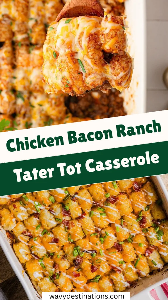Chicken Bacon Ranch Tater Tot Casserole Recipe 1 Chicken Bacon Ranch Tater Tot Casserole Recipe