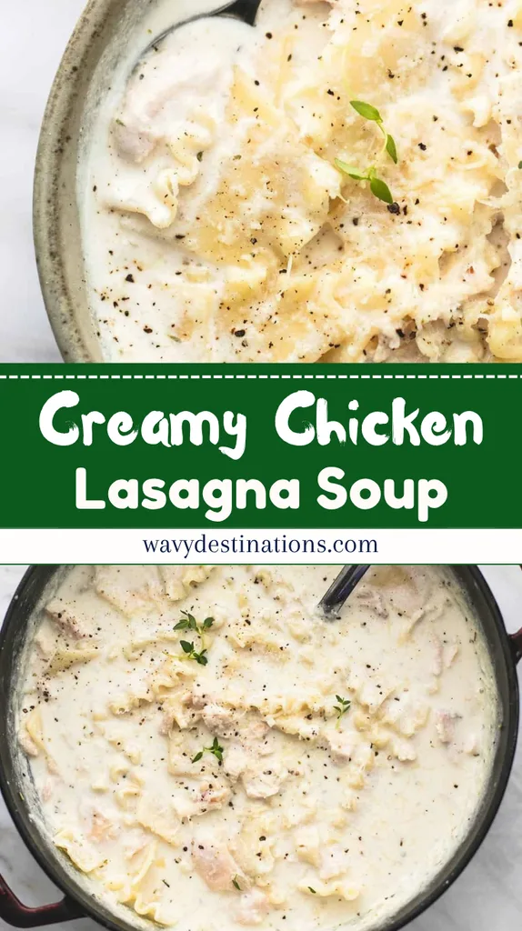 Creamy Chicken Lasagna Soup Recipe