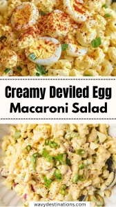 Creamy Deviled Egg Macaroni Salad Recipe