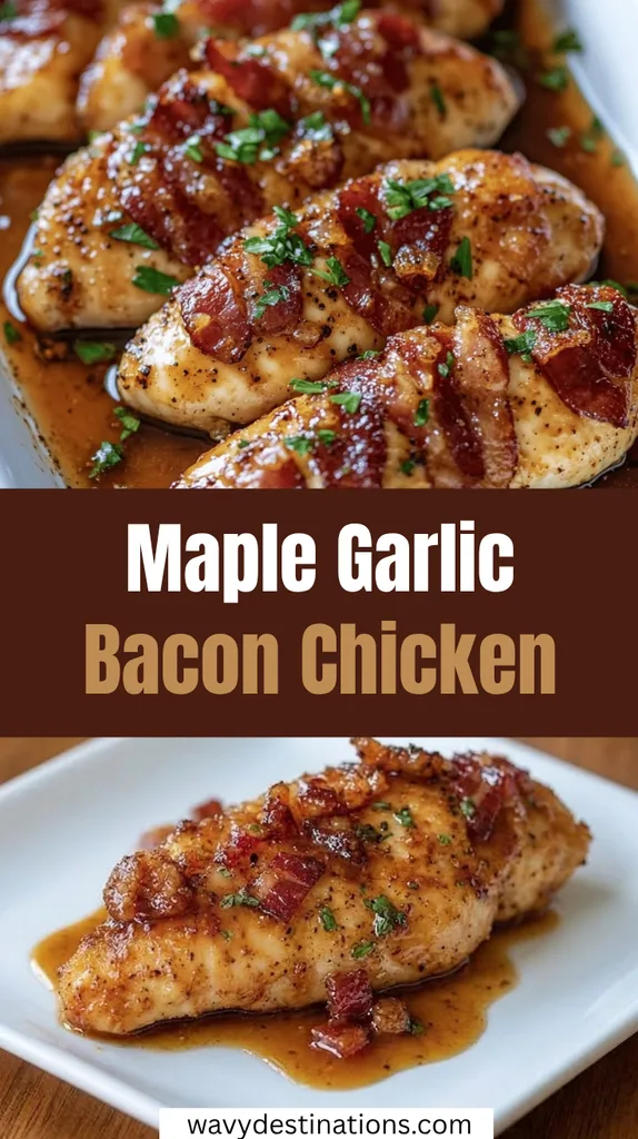 Maple Garlic Bacon Chicken Recipe