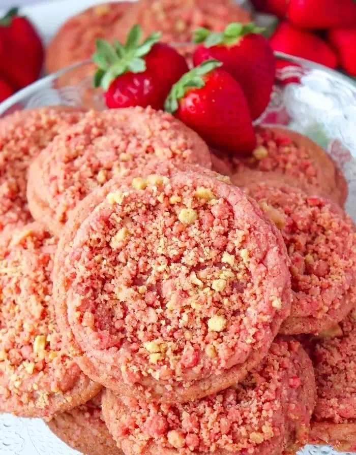Strawberry Crunch Cookies Recipe