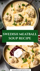 Swedish Meatball Soup Recipe