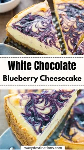 White Chocolate Blueberry Cheesecake Recipe
