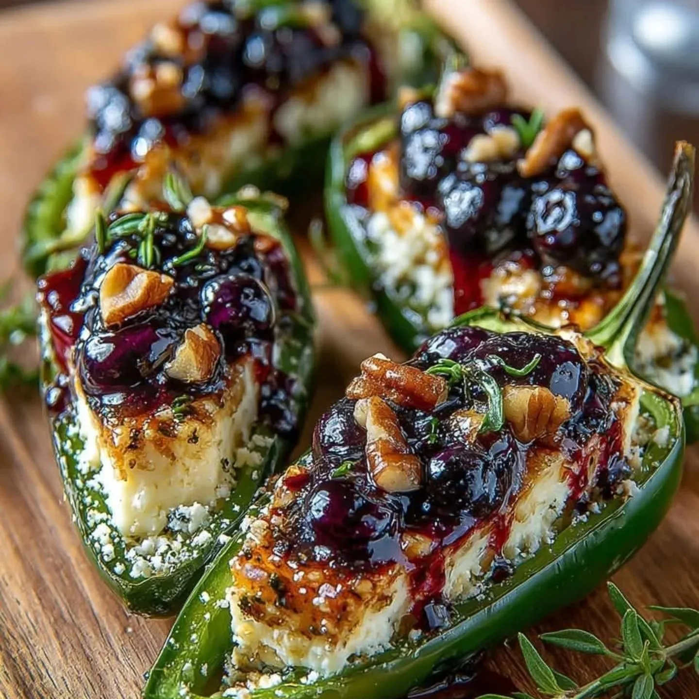Blueberry Brie Jalapeño Poppers Recipe 1 Blueberry Brie Jalapeño Poppers Recipe